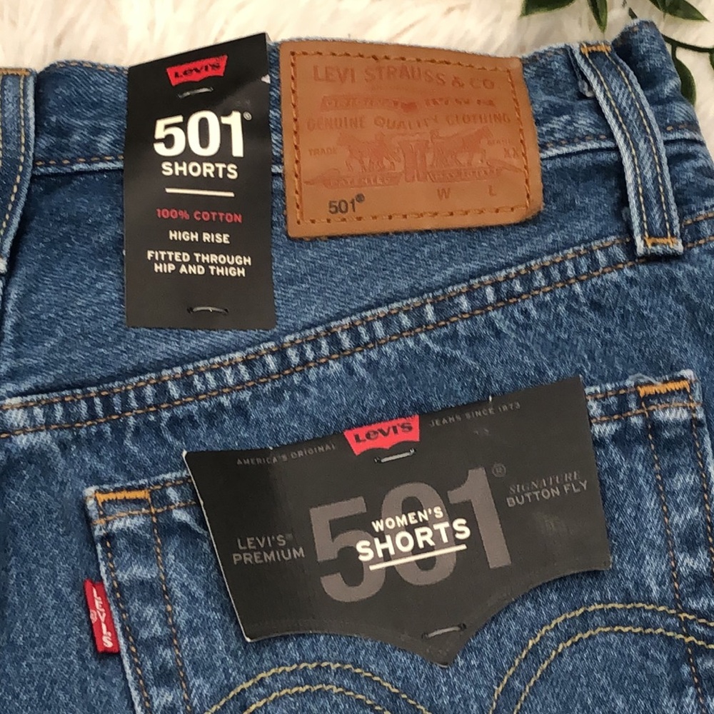 501 LEVI’S CUT OFF SHORTS - Picture 8 of 10